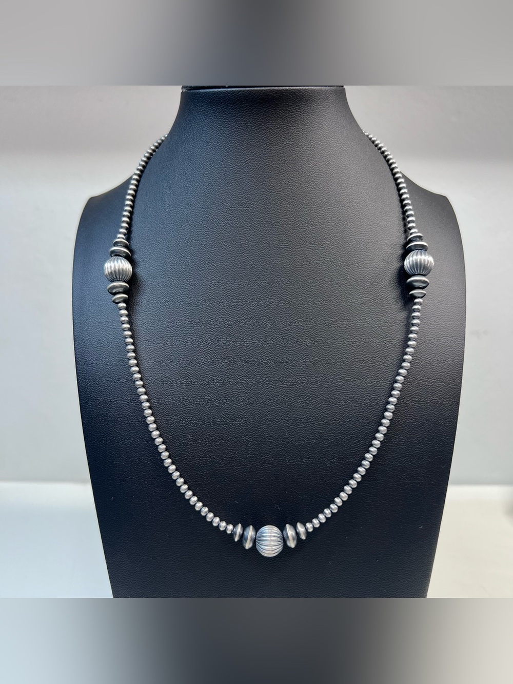 Sterling Silver Navajo Pearl (Desert Pearls) Necklace